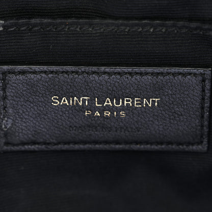 Saint Laurent Calfskin Matelasse Monogram Lou Camera Bag Black 6 of 13
