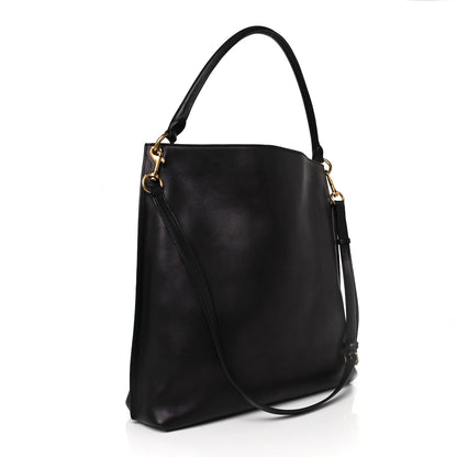 Saint Laurent Calfskin Hobo Black 3 of 14