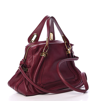 Chloe Calfskin Medium Paraty Wine Purple 2 of 12