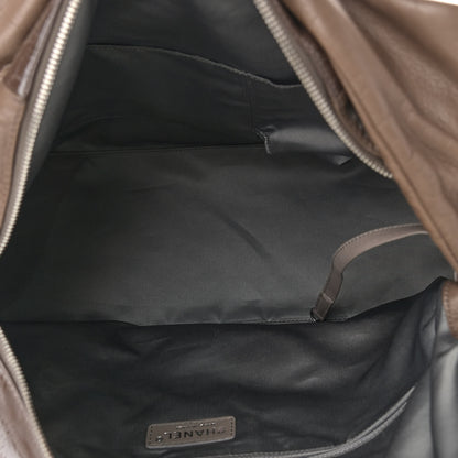 Chanel Patent Patchwork Large Brooklyn Tote Brown 5 of 10