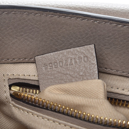 Chloe Suede Calfskin Small Faye Backpack Motty Grey 7 of 8