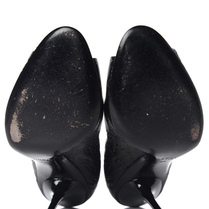 Gucci Guccissima GG Peep Toe Heels 36 Black 11 of 11
