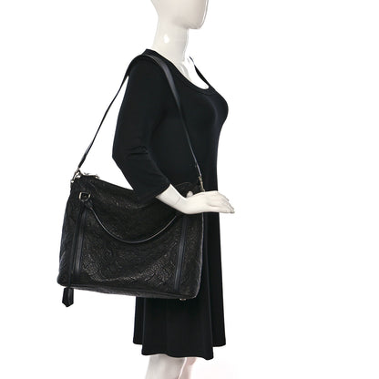 Louis Vuitton Monogram Lambskin Antheia IXIA MM Black 2 of 8
