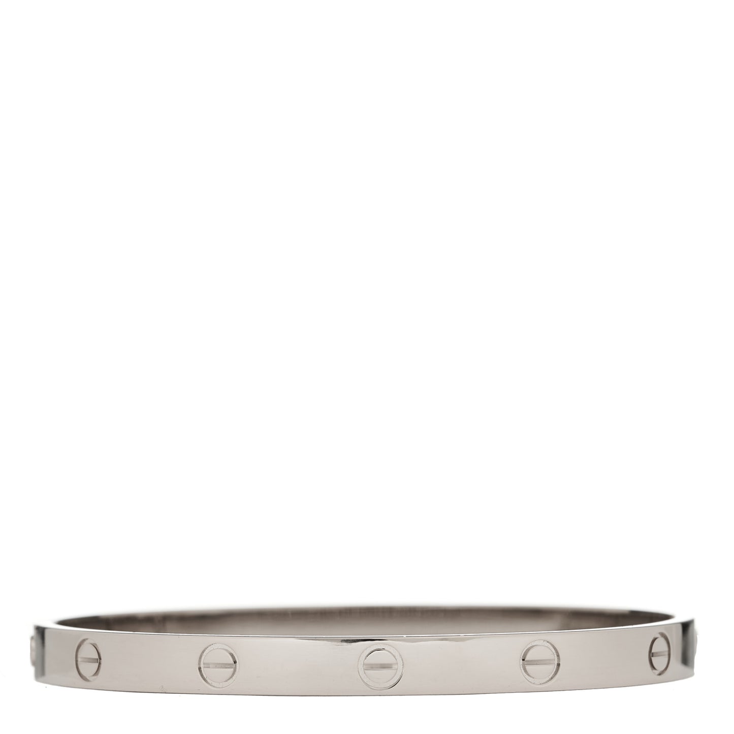 18K White Gold LOVE Bracelet 19