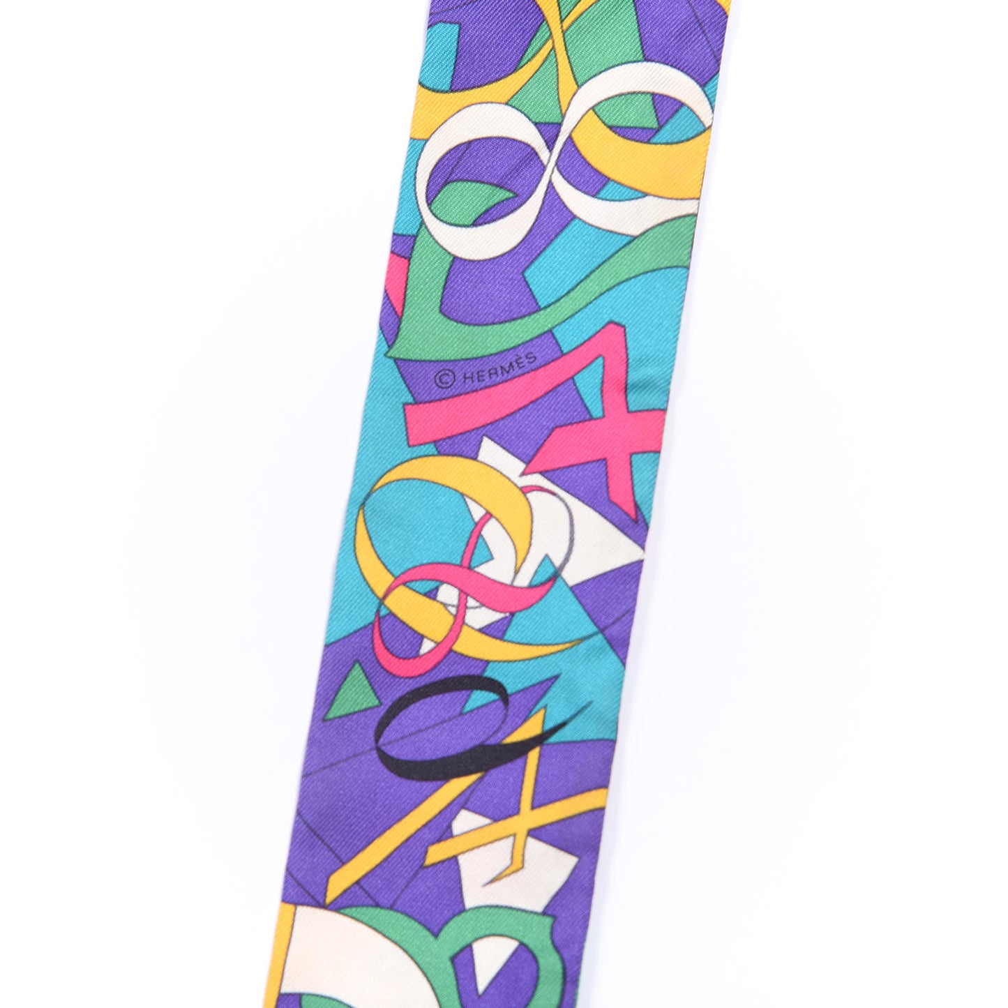 Silk Le Nombre D'Or Twilly Rose Vif Vert Jaune