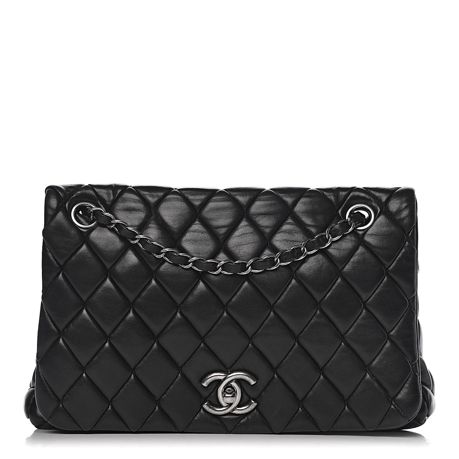 Chanel Lambskin Large New Bubble Flap Black 1 of 11