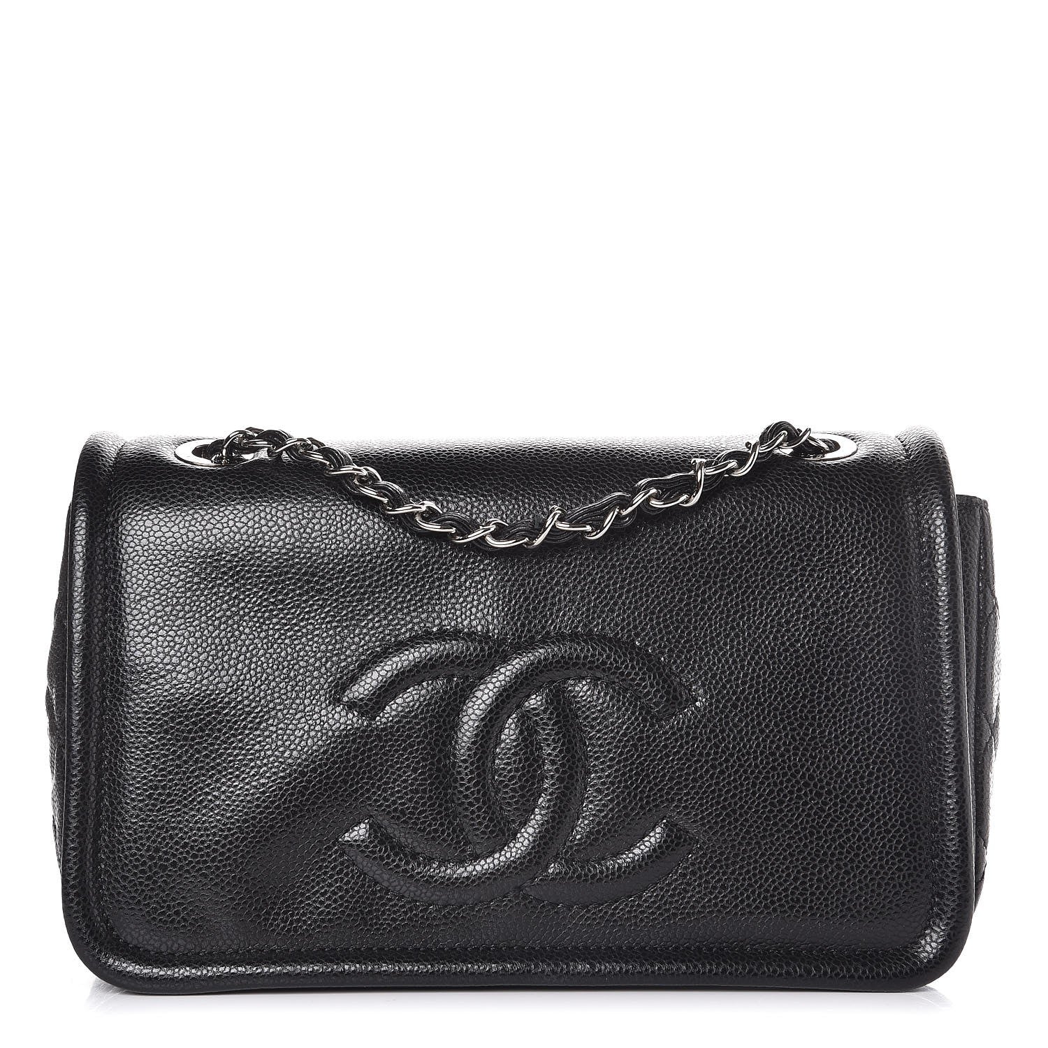 Chanel Caviar Medium Timeless CC Flap Black 1 of 9