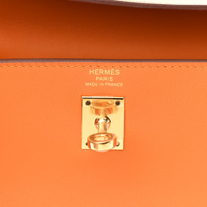 Hermes Swift Kelly Retourne 25 Abricot 6 of 12