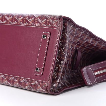 Goyard Goyardine Marquises Tote Burgundy 6 of 14