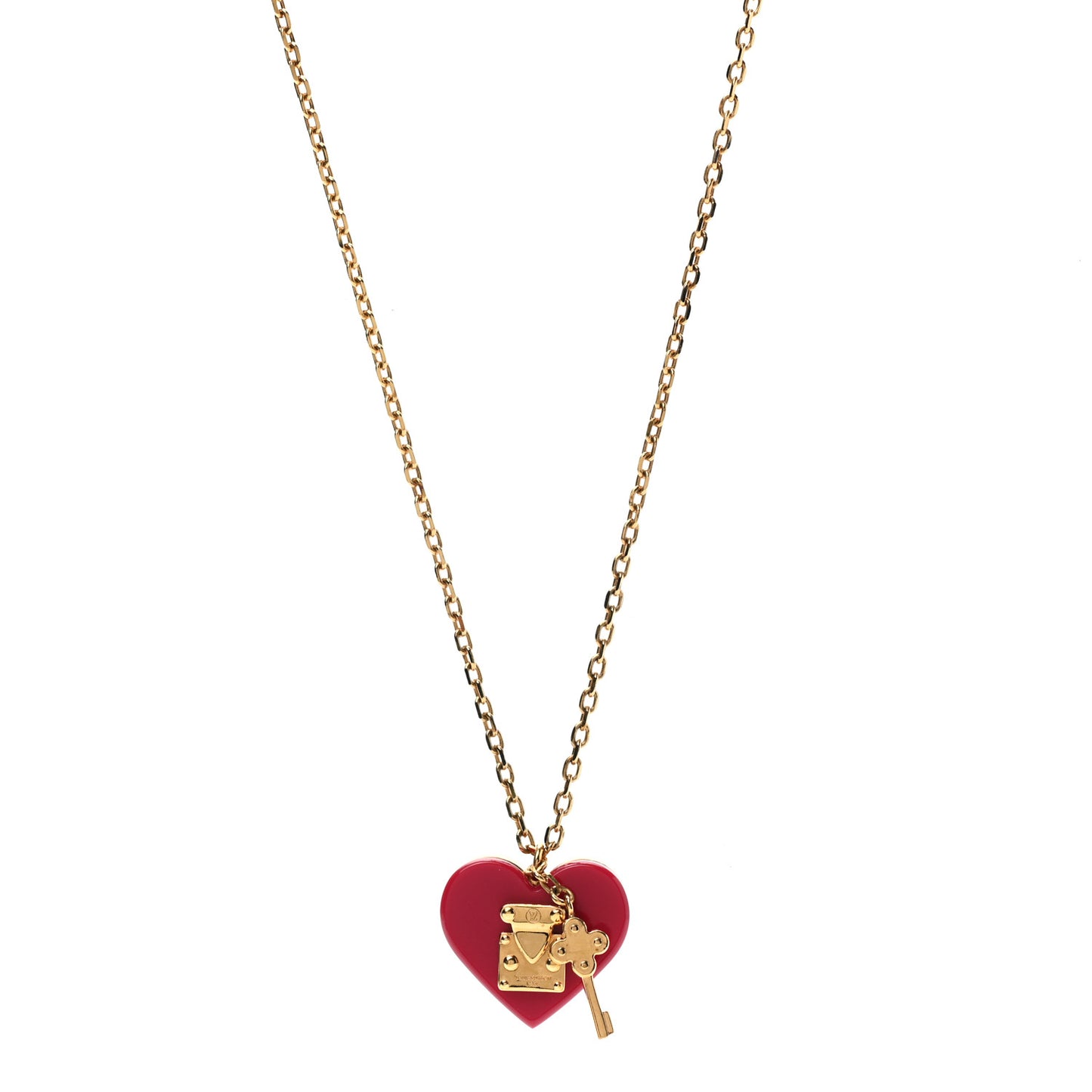 Lock Me Heart Necklace Pomme D'Amour