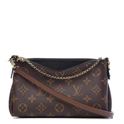 Louis Vuitton Monogram Pallas Clutch Black 1 of 11