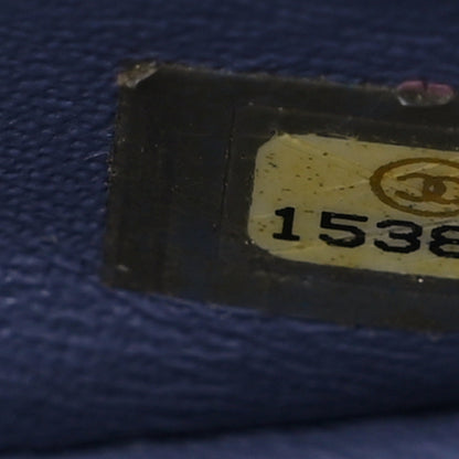 Chanel Lambskin Quilted Maxi Double Flap Blue 7 of 21