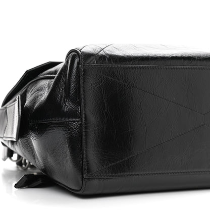 Givenchy Creased Patent Calfskin Medium ID Flap Black 8 of 9