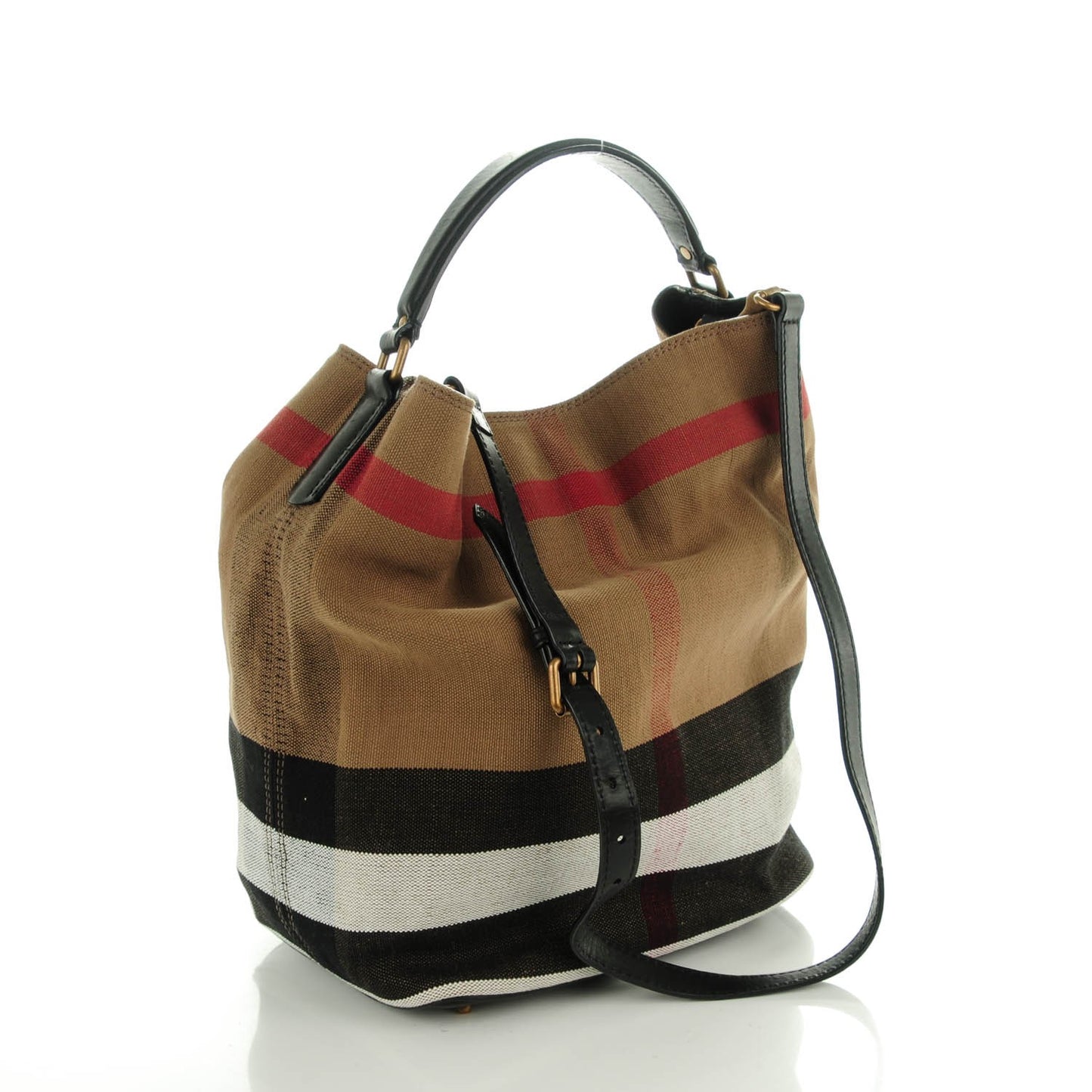Canvas Mega Check Medium Ashby Black