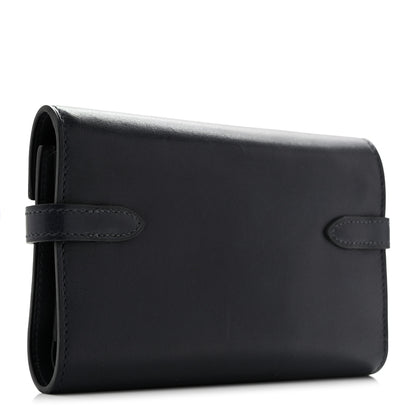 Hermes Box Medium Kelly Wallet Bleu Abysse 3 of 11