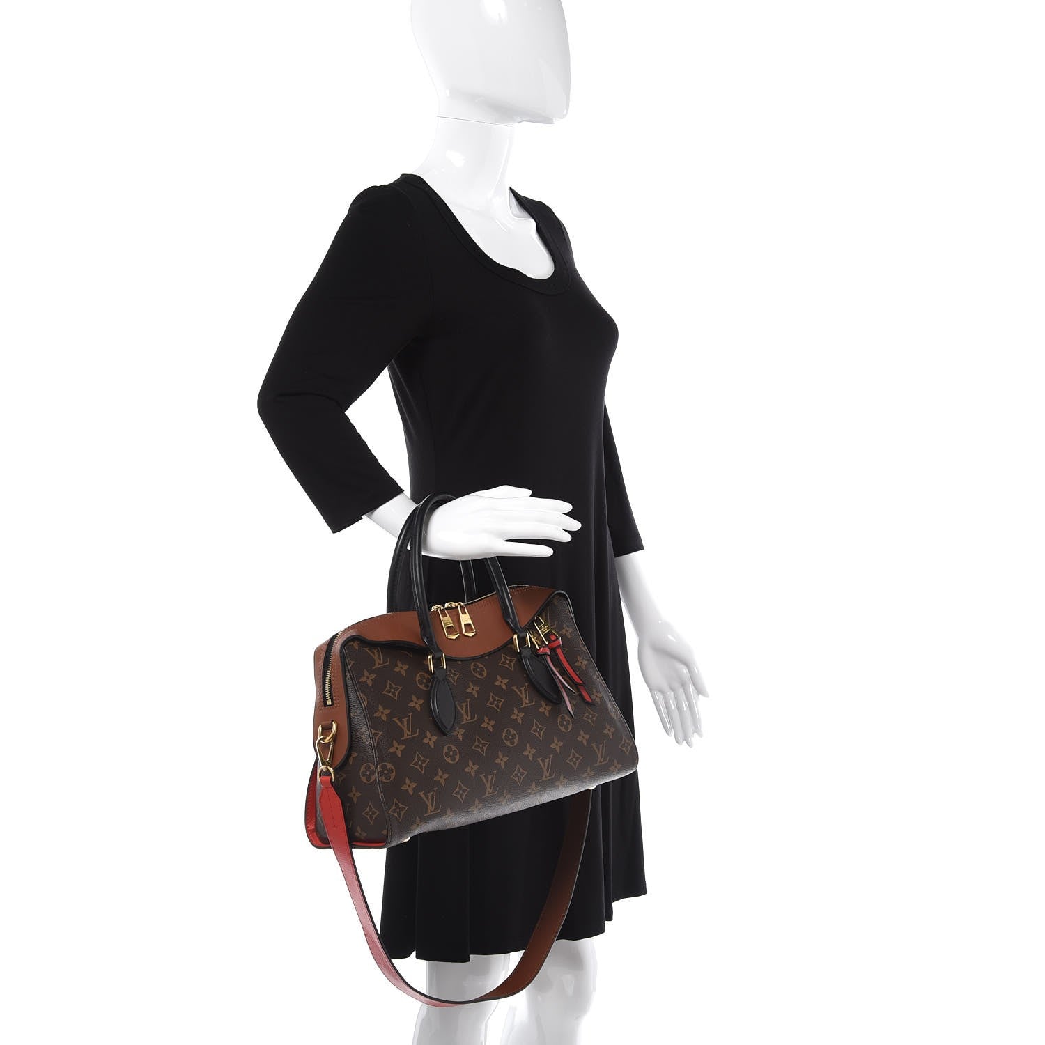 Louis Vuitton Monogram Tuileries Caramel Rouge 3 of 11