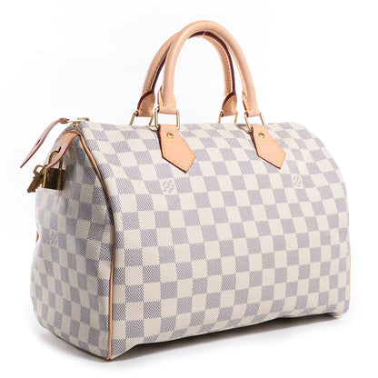 Louis Vuitton Damier Azur Speedy 30 3 of 8