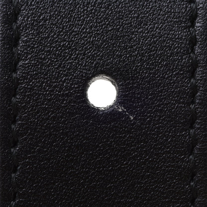 Gucci Moon Calfskin Torchon Double G 25mm Belt 105 42 Black 6 of 6