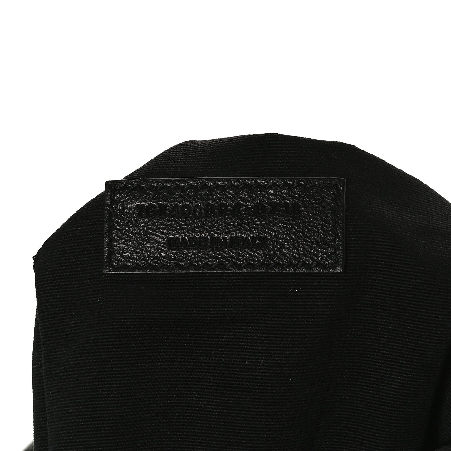 Crinkled Calfskin Matelasse Monogram Medium Niki Chain Satchel Black