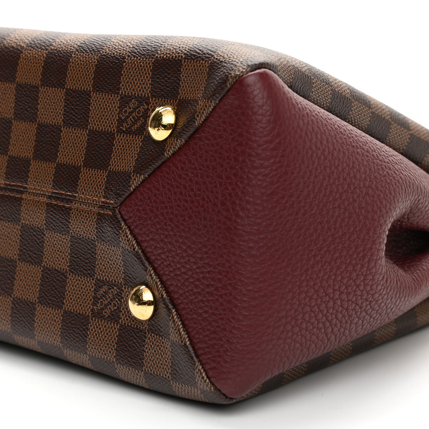 Louis Vuitton Damier Ebene Cuir Taurillon Brittany Bordeaux 10 of 10