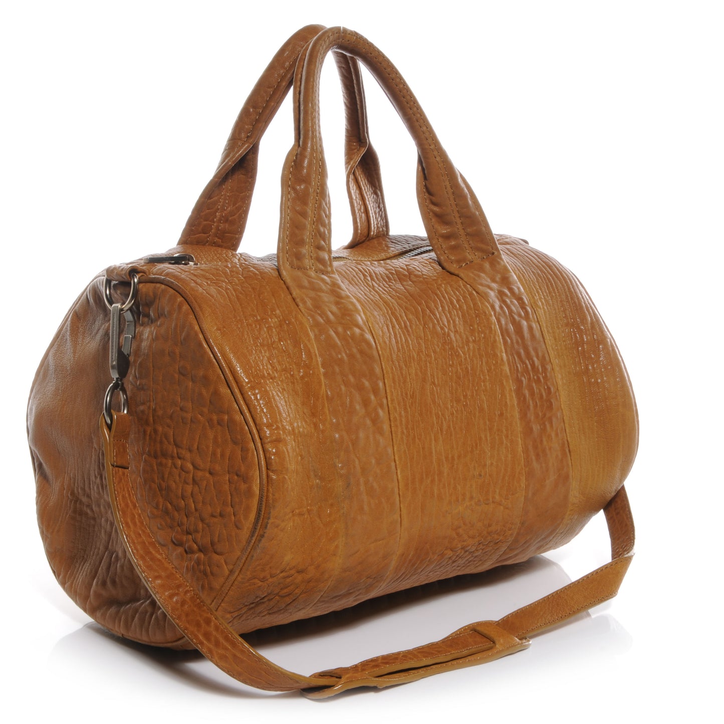 Leather Rocco Duffel Mustard