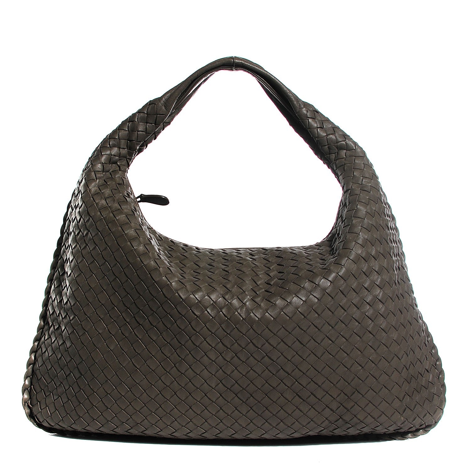 Bottega Veneta Nappa Intrecciato Maxi Veneta Hobo Steel 1 of 9