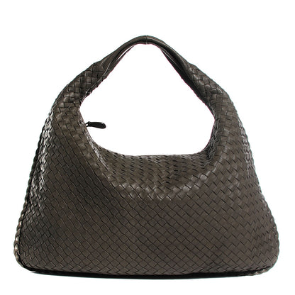 Bottega Veneta Nappa Intrecciato Maxi Veneta Hobo Steel 1 of 9