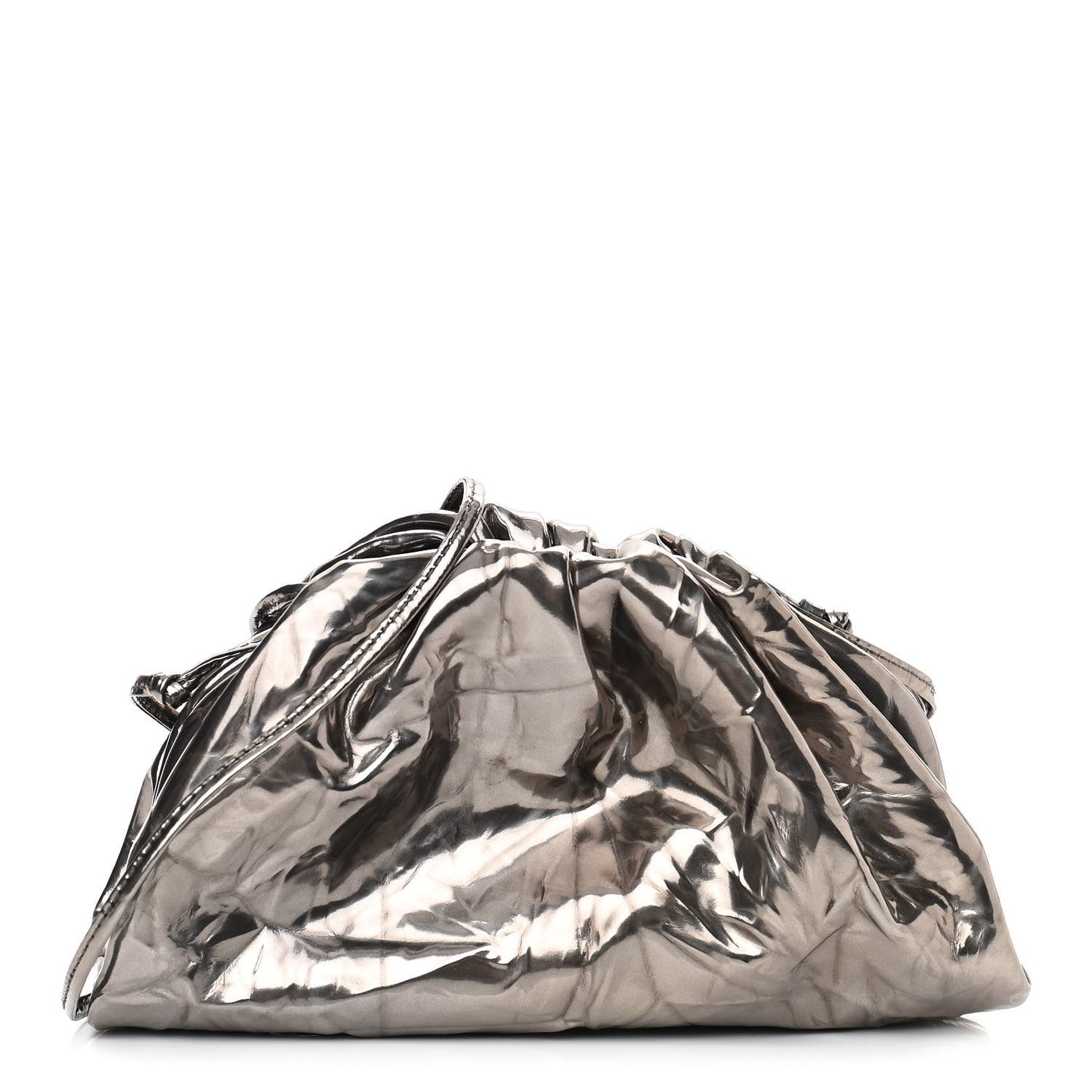Metallic Crushed Calfskin The Mini Pouch Anchor