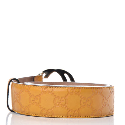 Gucci Guccissima Signature Interlocking G 40mm Belt 90 36 Nectarine 3 of 7