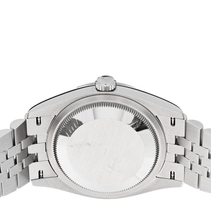 Rolex Stainless Steel 36mm Oyster Perpetual Wimbledon Datejust Watch Slate 126200 4 of 5