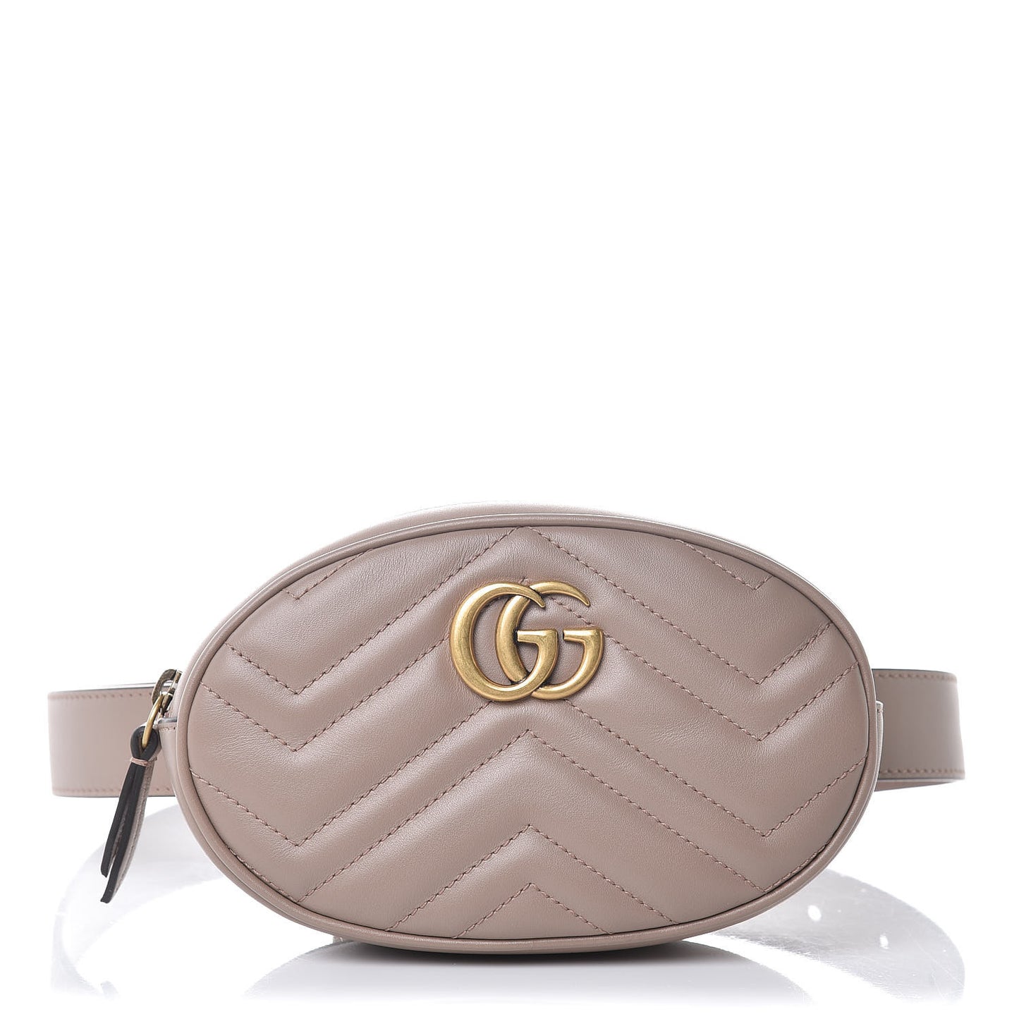 Calfskin Matelasse GG Marmont Belt Bag 85 34 Porcelain Rose