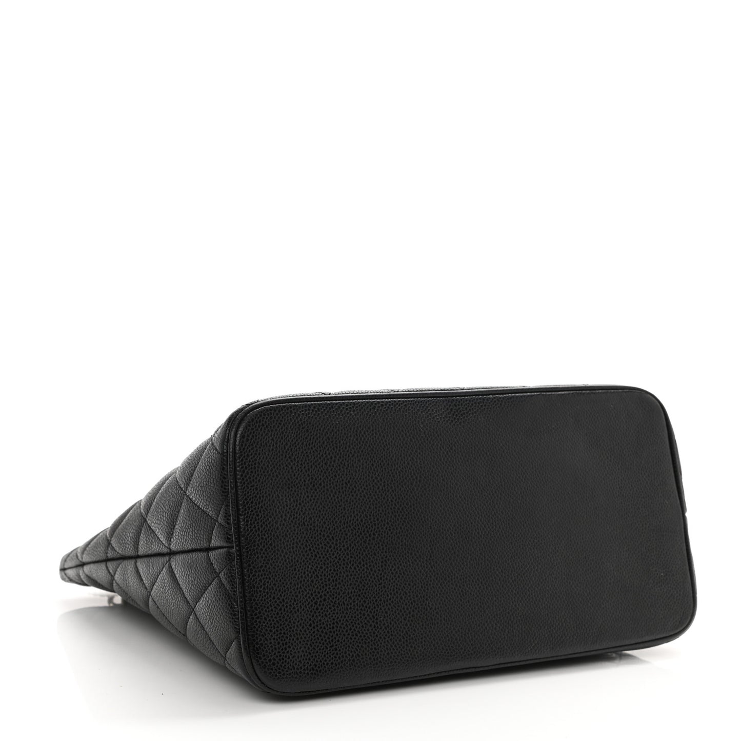 Caviar Quilted Medallion Tote Black