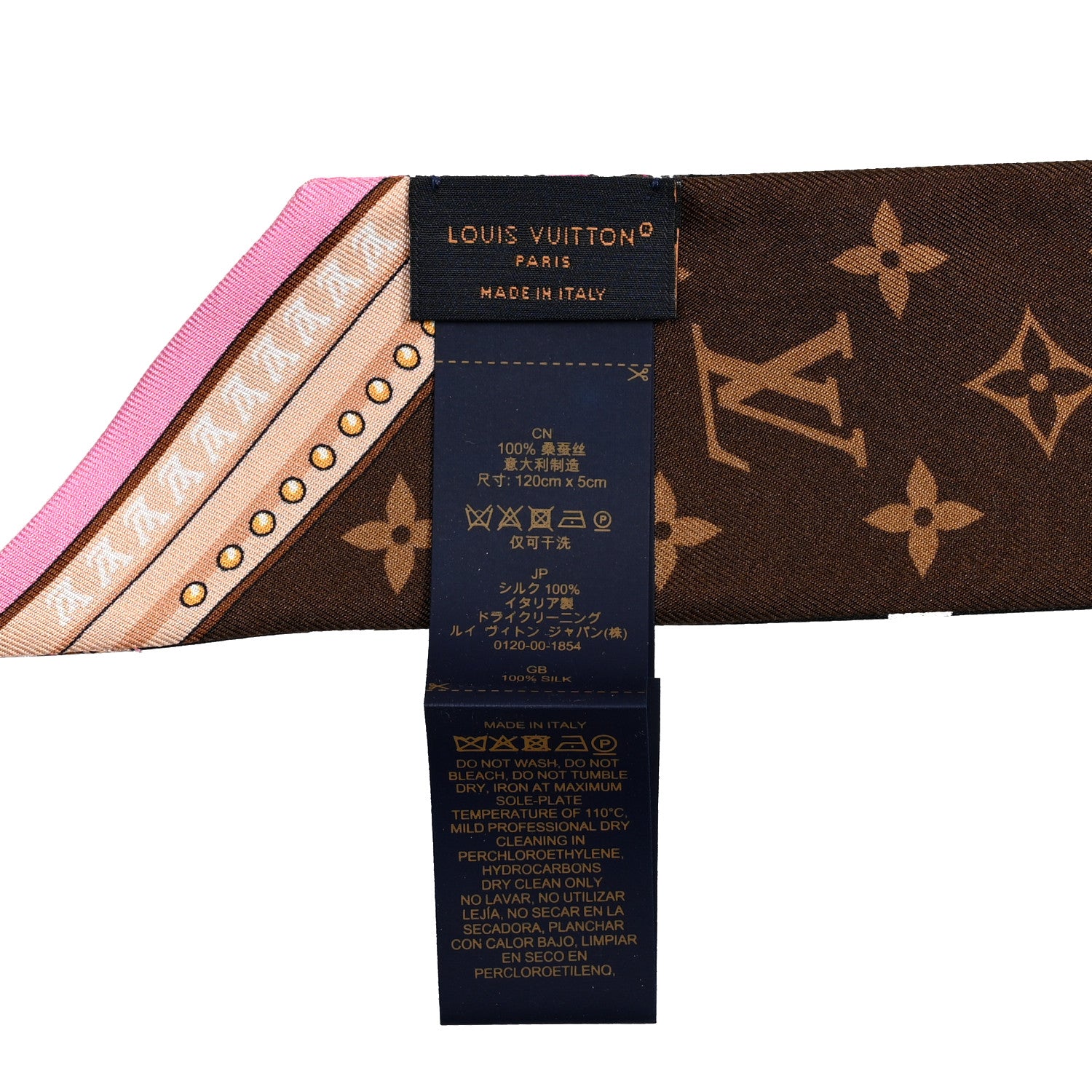 Louis Vuitton Silk Ultimate Monogram BB Bandeau Black 4 of 4