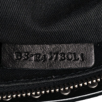 Valentino Garavani Vitello Rockstud Dome Shopper Black 7 of 11