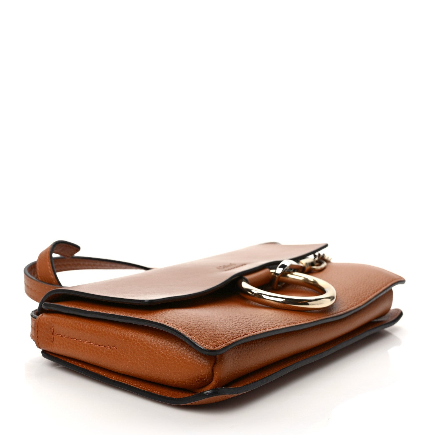 Chloe Calfskin Small Faye Shoulder Bag Tobacco 4 of 9