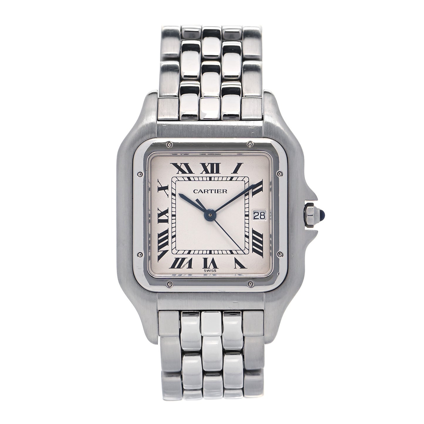 Stainless Steel 29mm Panthere Quartz Watch