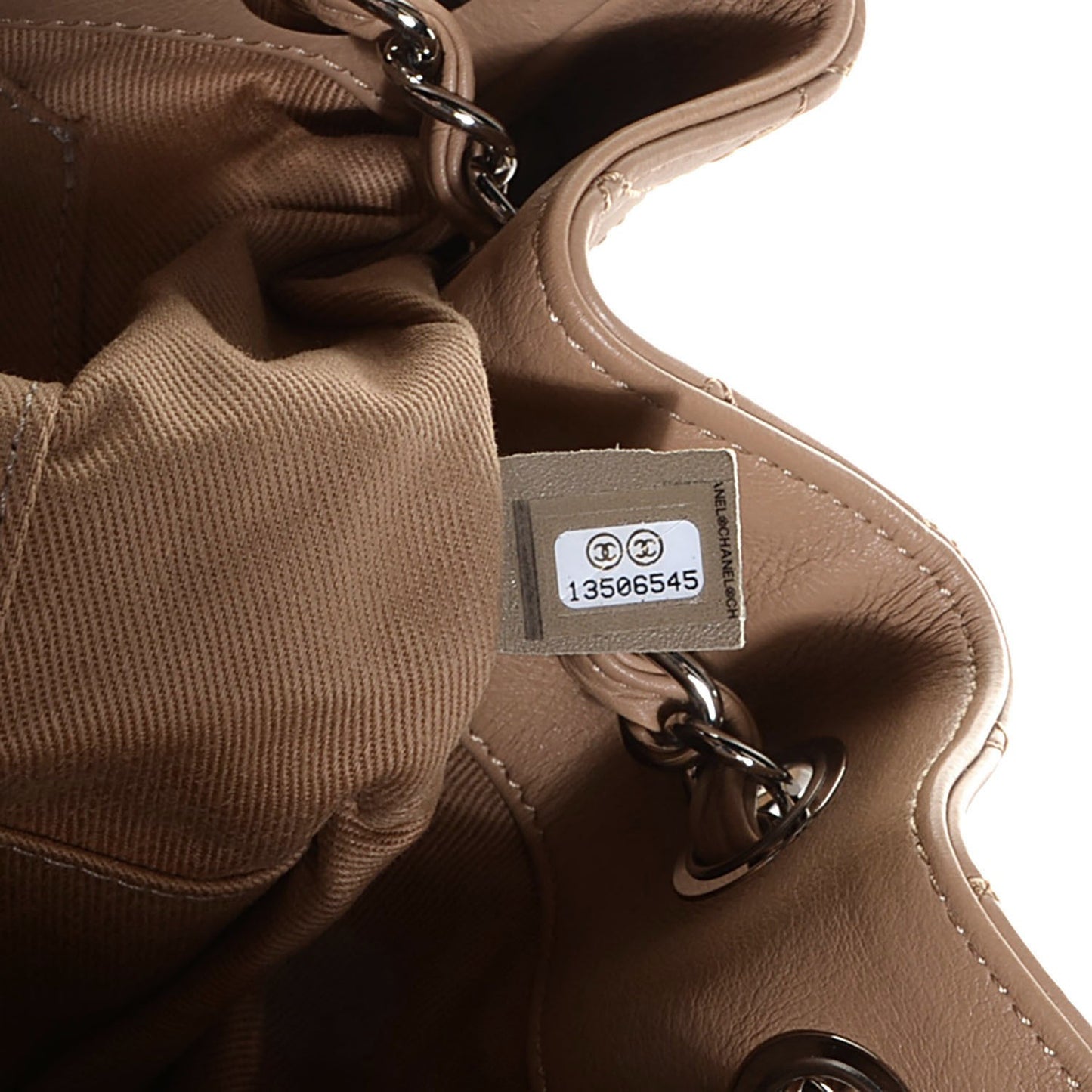 Calfskin Executive Large Bowler Dark Beige