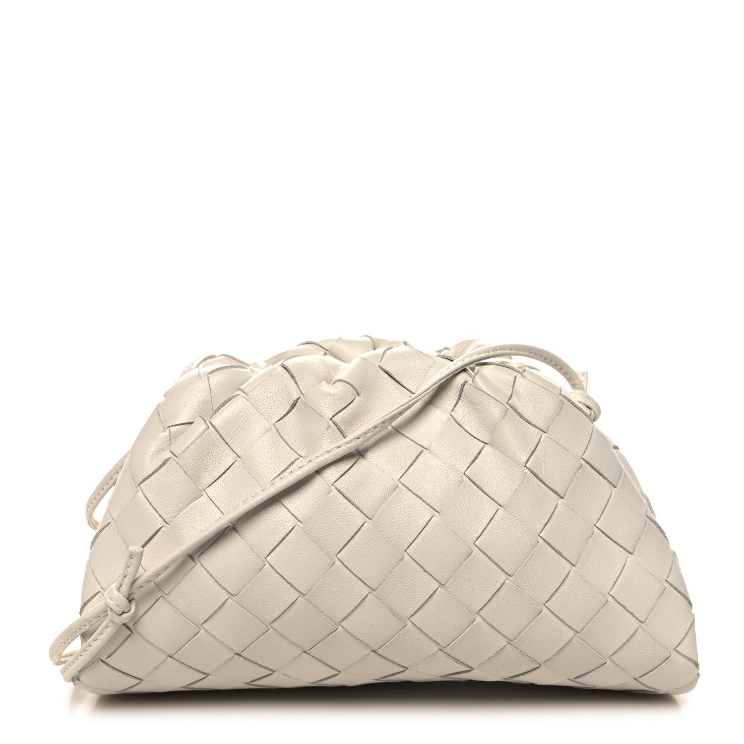 Bottega Veneta Nappa Intrecciato The Mini Pouch Chalk 1 of 12