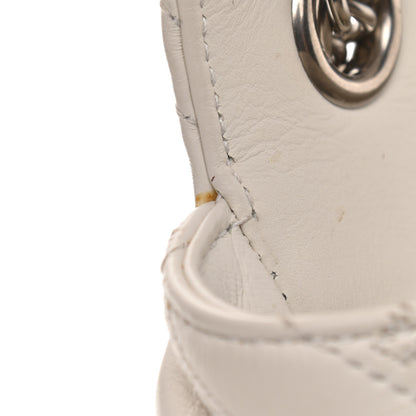 Balenciaga Calfskin Logo Matelasse M BB Chain Shoulder Bag Blanc Neige 12 of 15