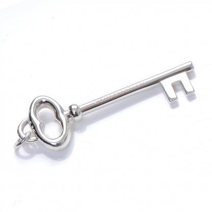 Tiffany Sterling Silver Small Oval Key Pendant 1 of 5