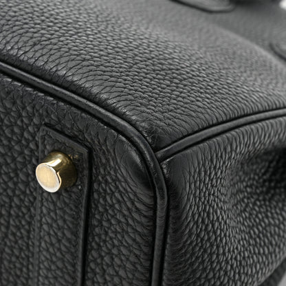 Hermes Togo Birkin 25 Black 13 of 17