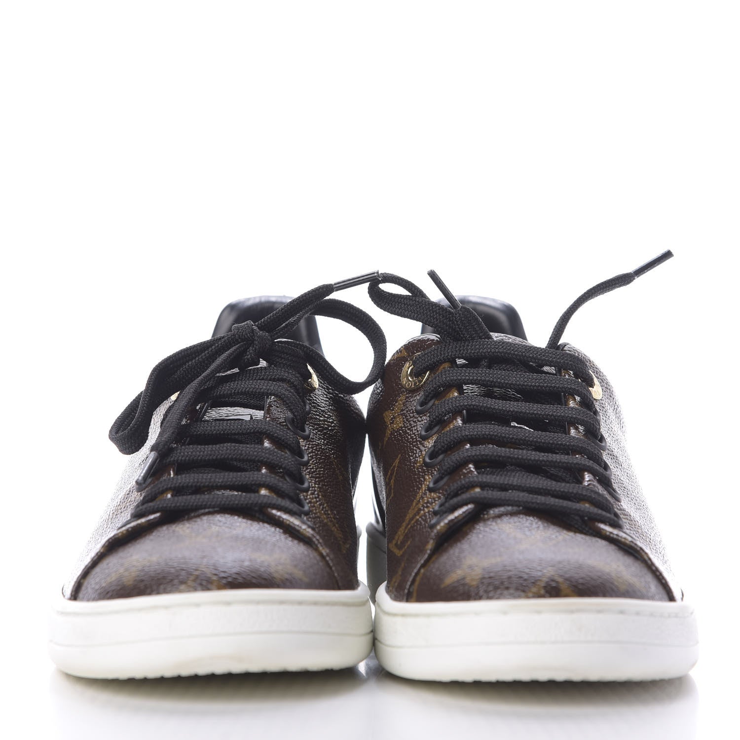 Louis Vuitton Patent Monogram Frontrow Sneakers 37.5 2 of 10