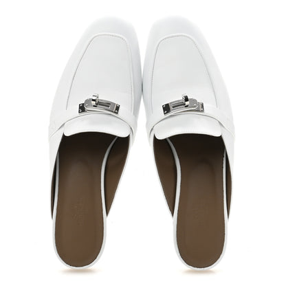 Hermes Calfskin Oz Mules 39.5 White 2 of 12