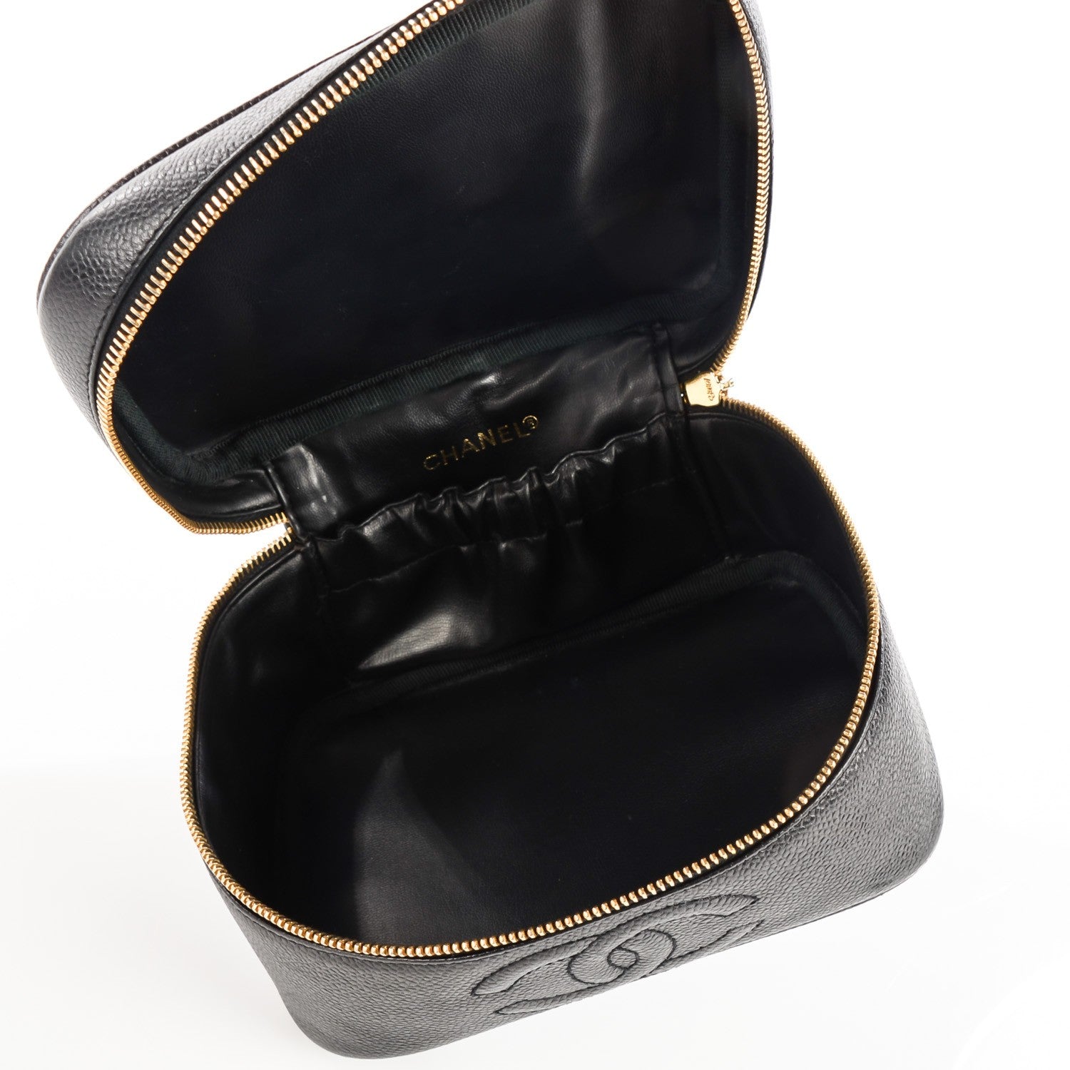 Chanel Caviar Cosmetic Case Black 4 of 8