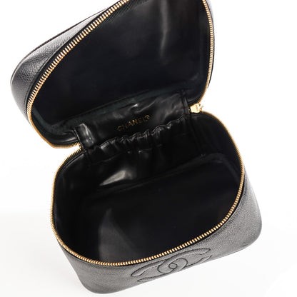 Chanel Caviar Cosmetic Case Black 4 of 8