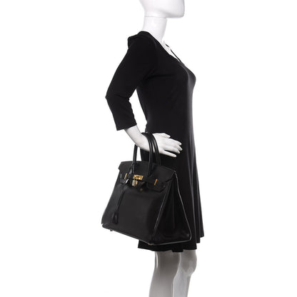 Hermes Box Birkin 35 Black 2 of 12