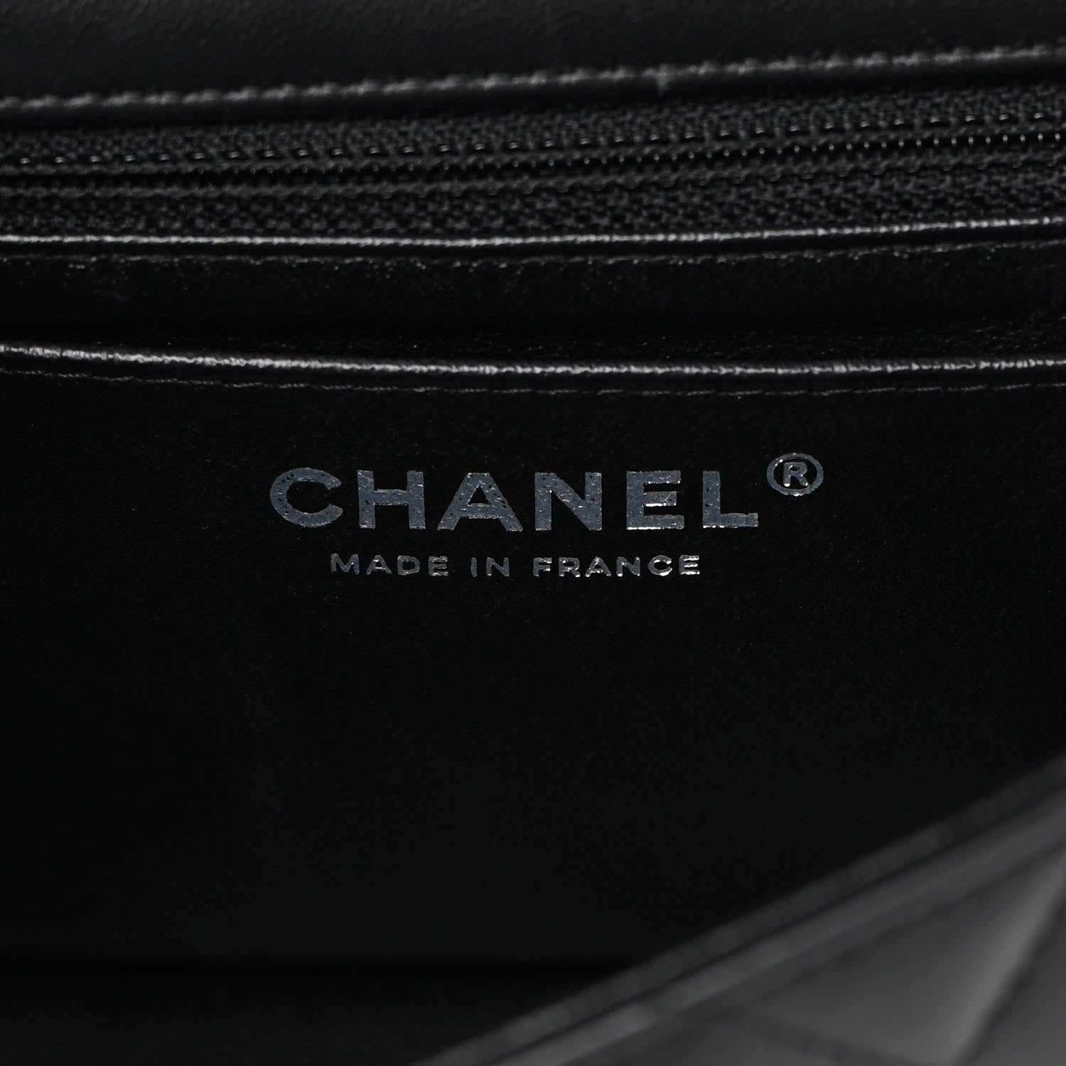 Chanel Lambskin Quilted Mini Rectangular Flap Black 6 of 16