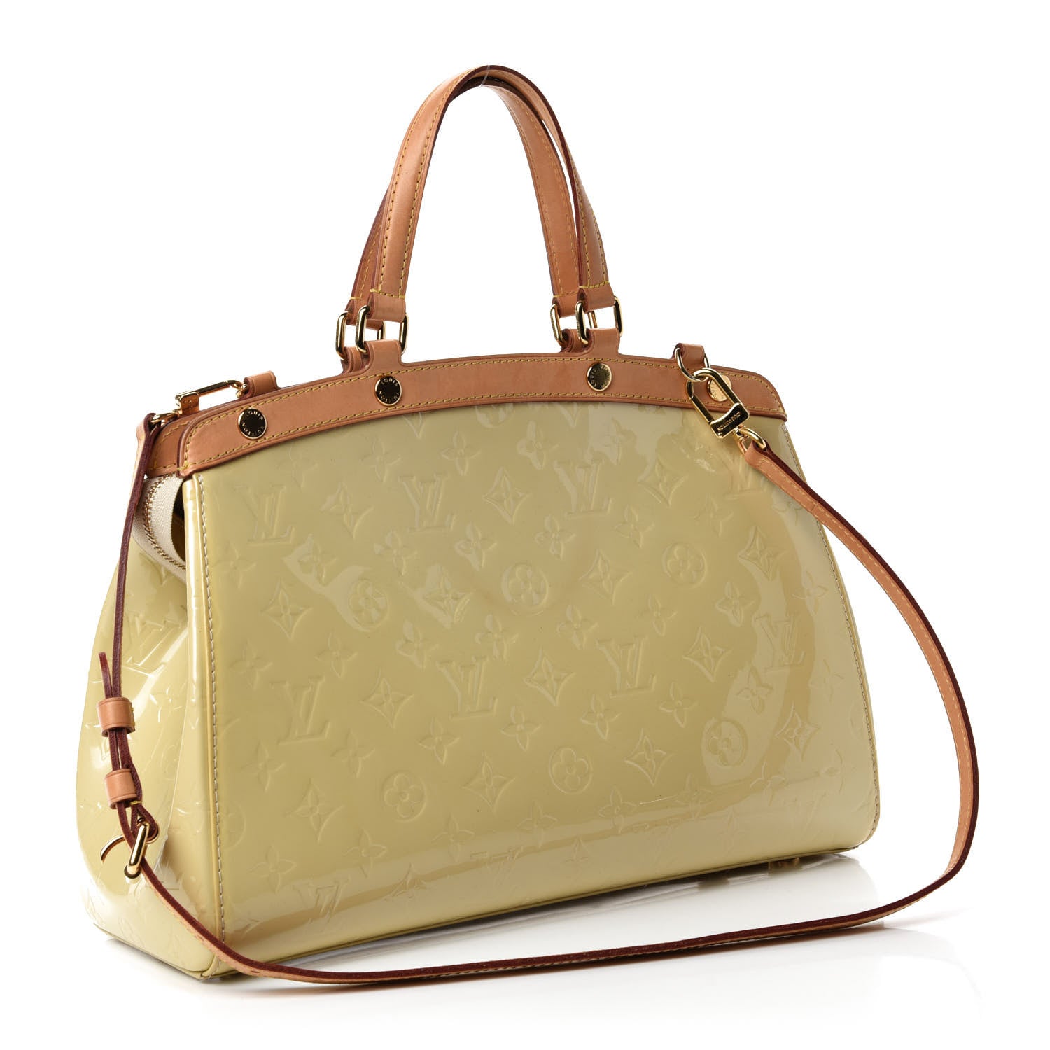 Louis Vuitton Vernis Brea MM Blanc Corail 3 of 12