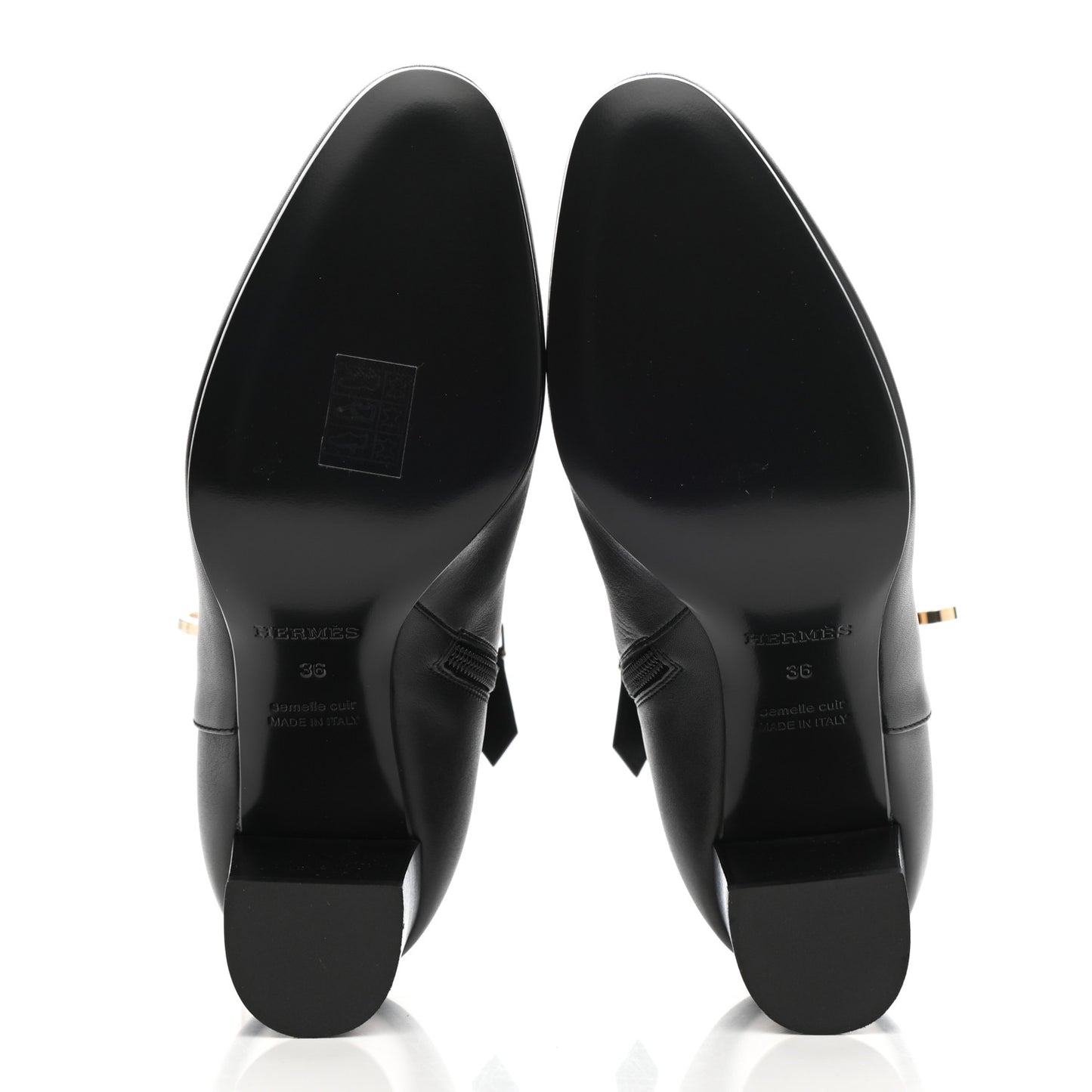 Calfskin Saint Germain Ankle Boots 36 Black