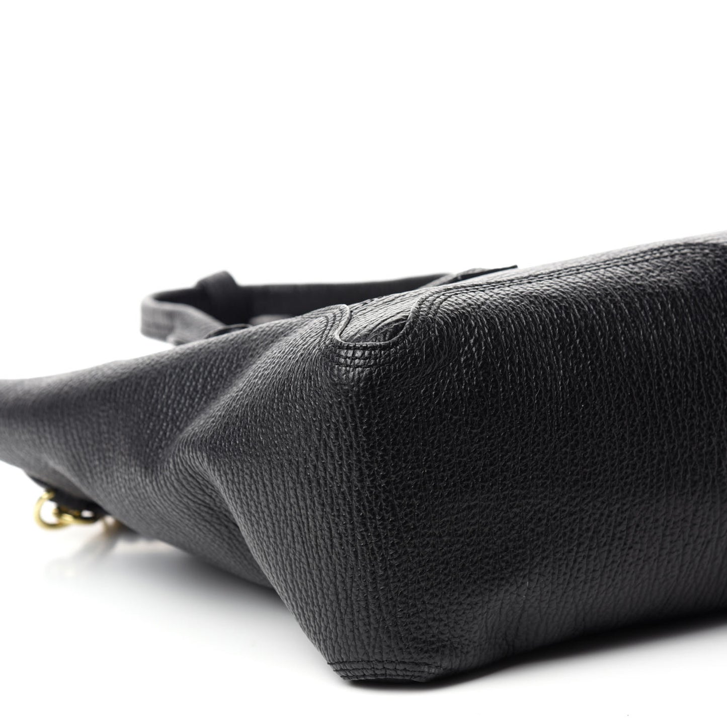 Textured Calfskin Large Pashli Satchel Black